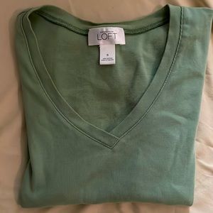 Loft sage green t-shirt